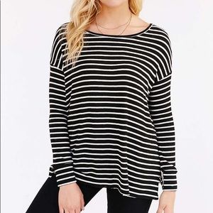 UO Project Social T Ava Tunic Top Stripes